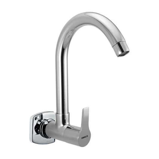 Essco Wall Mounted Regular Kitchen Sink Tap Aspire APR-101347N with Swinging Spout in Chrome Finish