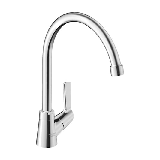 American Standard Table Mounted Regular Kitchen Sink Tap Winston Lever FFAST606-501500BF0 with Swinging Spout