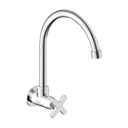 American Standard Wall Mounted Regular Kitchen Sink Tap Winston Cross FFAST707-501500BF0 with Swinging Spout