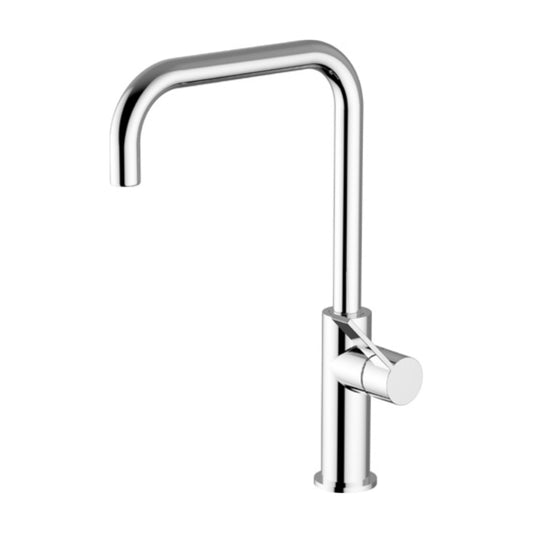 Hafele Table Mounted Regular Kitchen Sink Mixer FLOROE with Swinging Spout in Chrome Finish