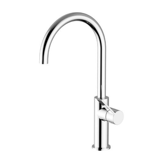 Hafele Table Mounted Regular Kitchen Sink Mixer FLORUS with Swinging Spout in Chrome Finish