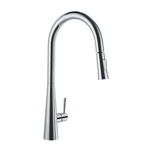 Artize Table Mounted Pull-Down Kitchen Sink Mixer FLO2 AKF-77155B with Extractable Hand Shower Spout in Chrome Finish